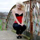 Red corset portfolio